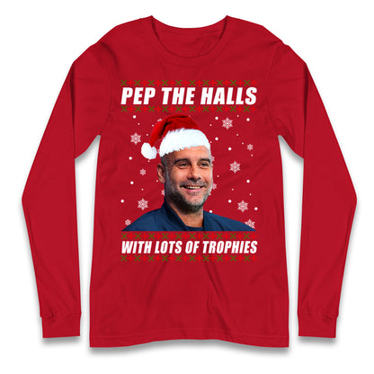 Pep Guardiola Christmas Longsleeve T Shirt