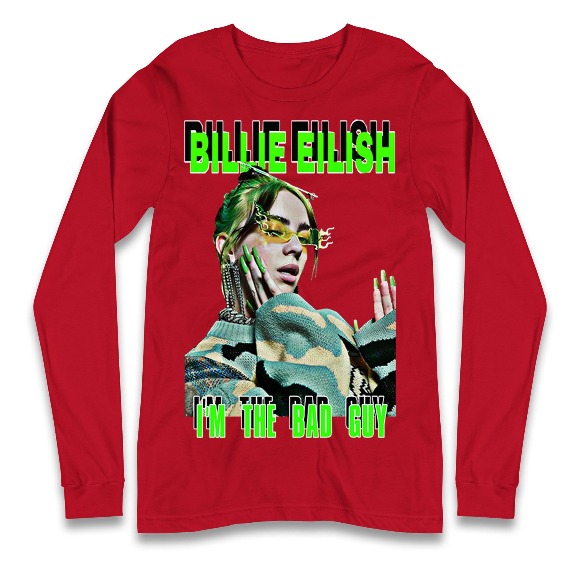 Billie Eilish Singer Longsleeve T Shirt