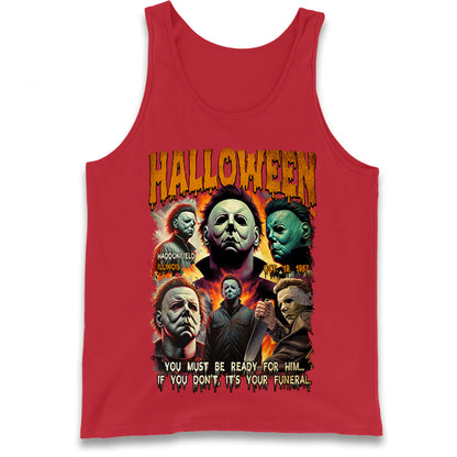 Michael Myers Horror Halloween Bootleg Tank Top