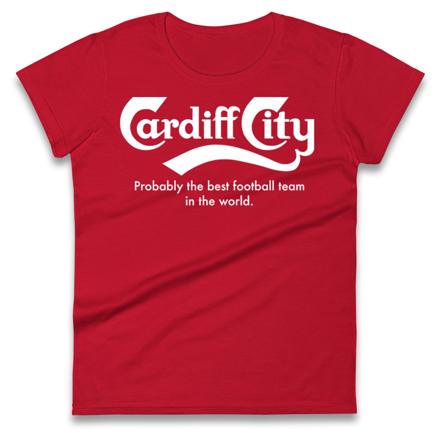 Cardiff City FC Football Ladies T Shirt 