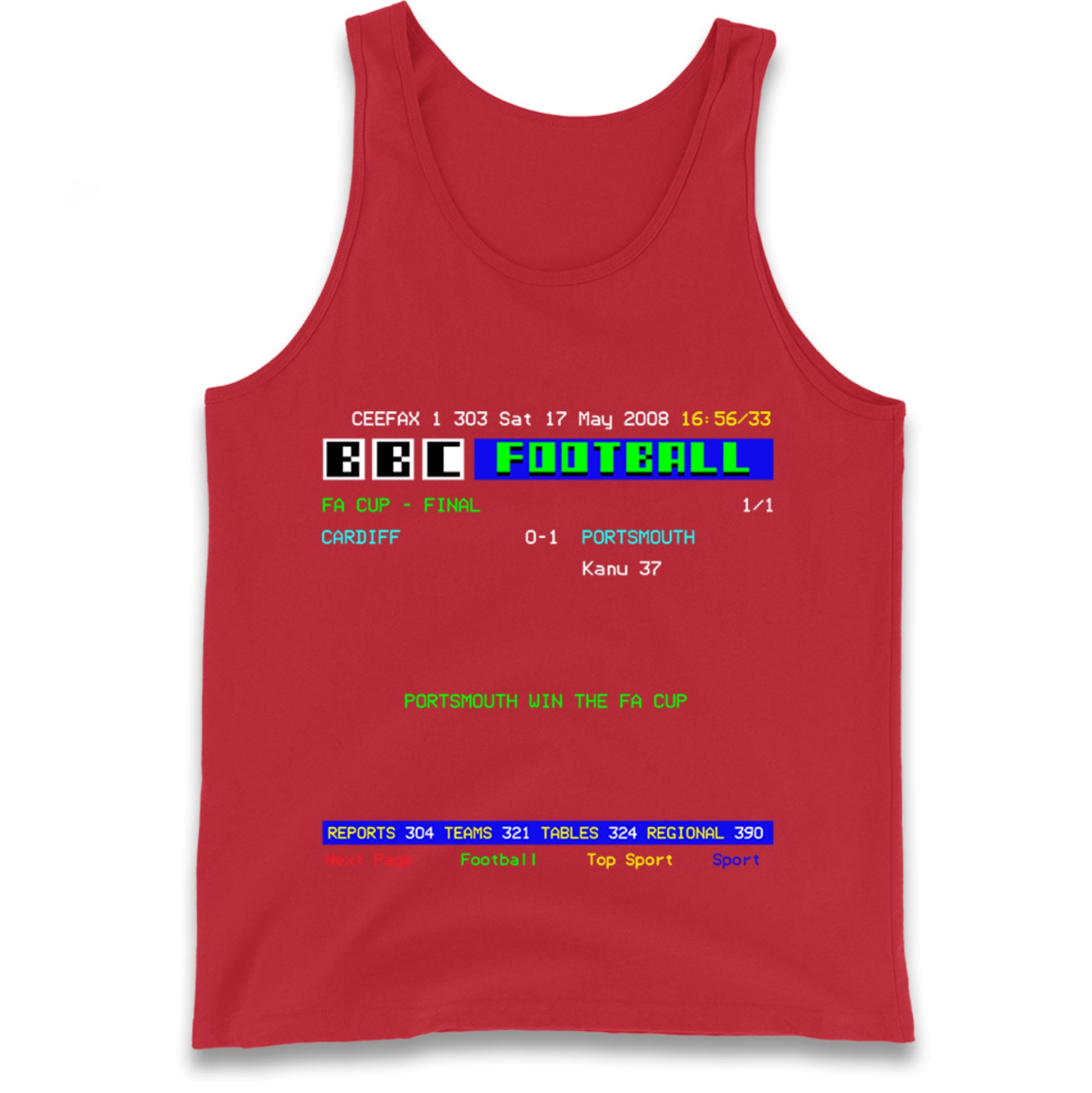 Portsmouth FA Cup Winners 2008 Tank Top