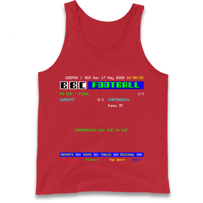 Portsmouth FA Cup Winners 2008 Tank Top