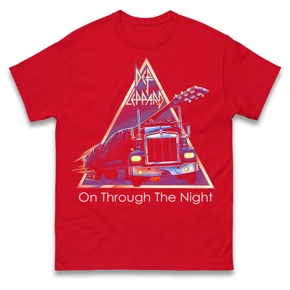 Leppard On Through The Night T Shirt
