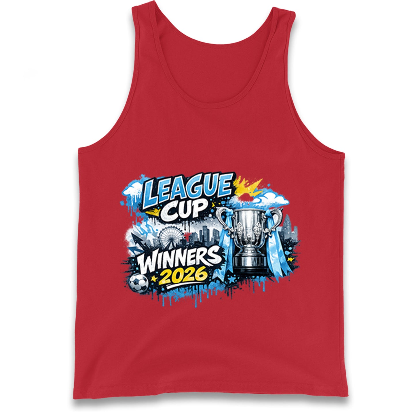 Man City League Cup Winners 2026 Tank Top