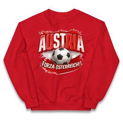 Austria Retro World Cup Kids Jumper