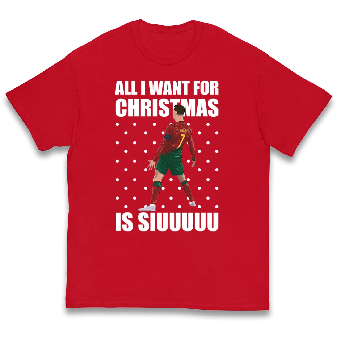 ronaldo christmas t shirt