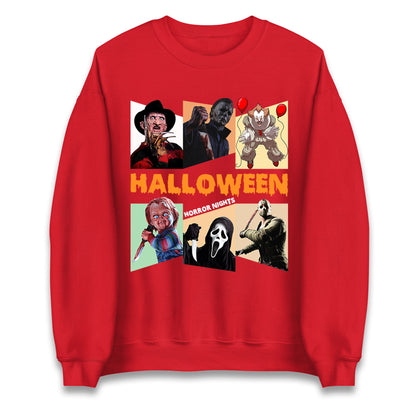 Horror Characters Halloween Horror Nights Unisex Sweatshirt