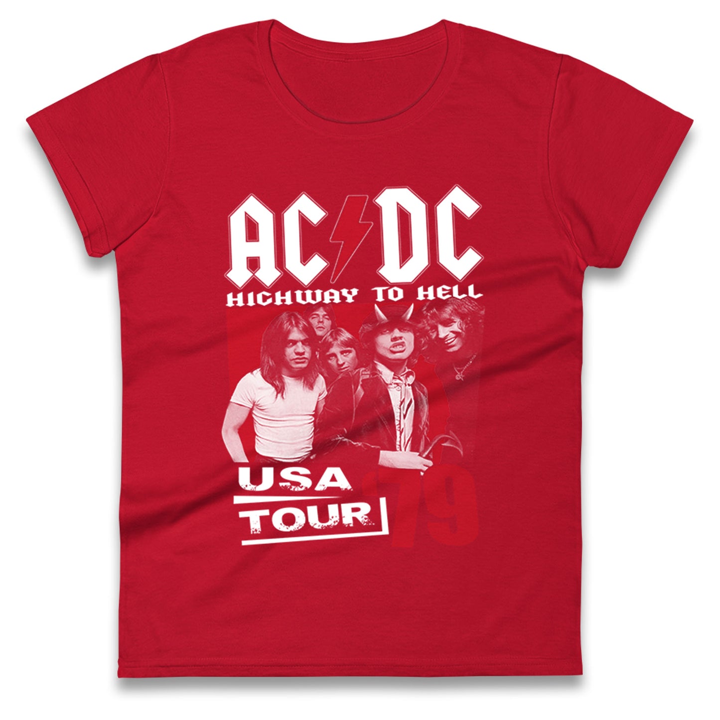 Highway To Hell Tour Ladies T Shirt