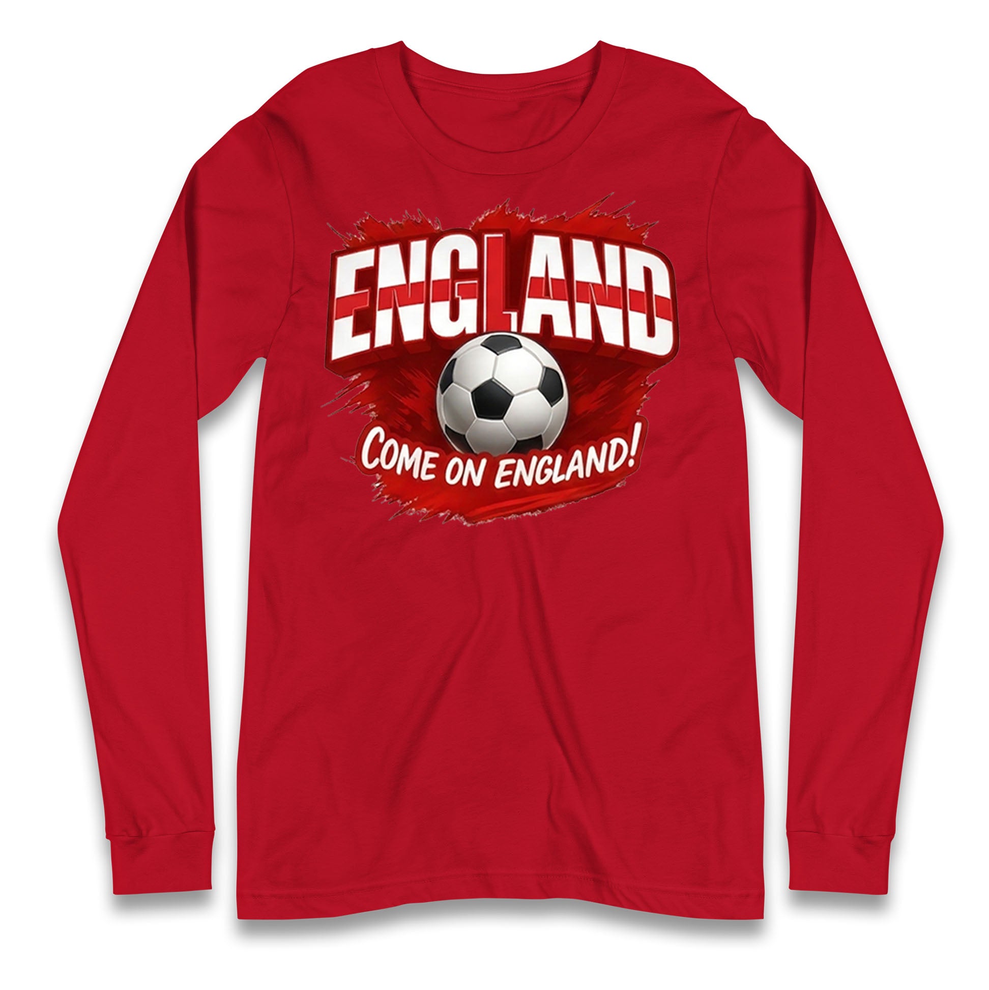 England Retro World Cup Longsleeve T Shirt