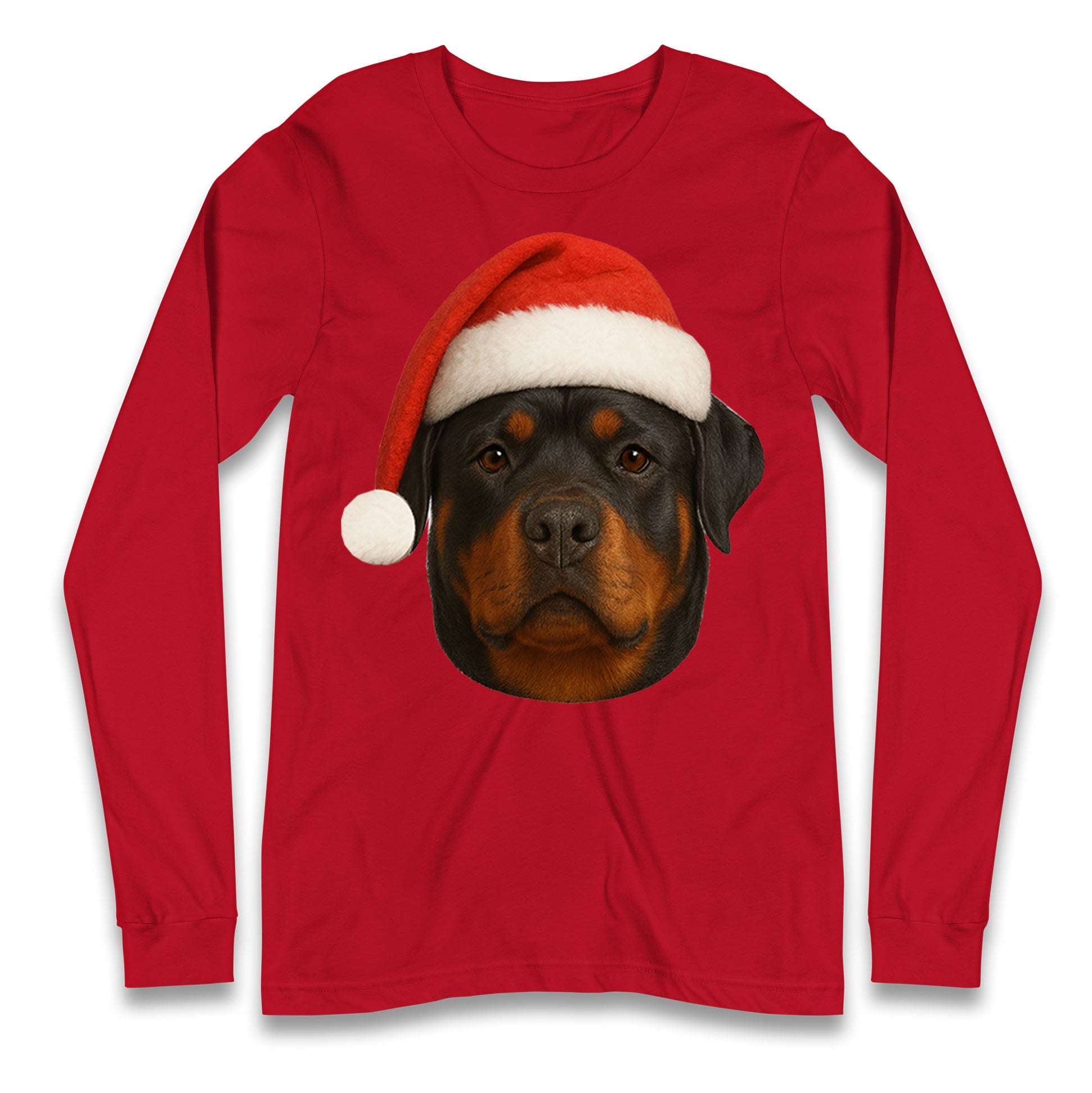 Rottweiler Christmas Longsleeve T Shirt 