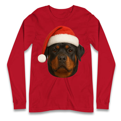 Rottweiler Christmas Longsleeve T Shirt 