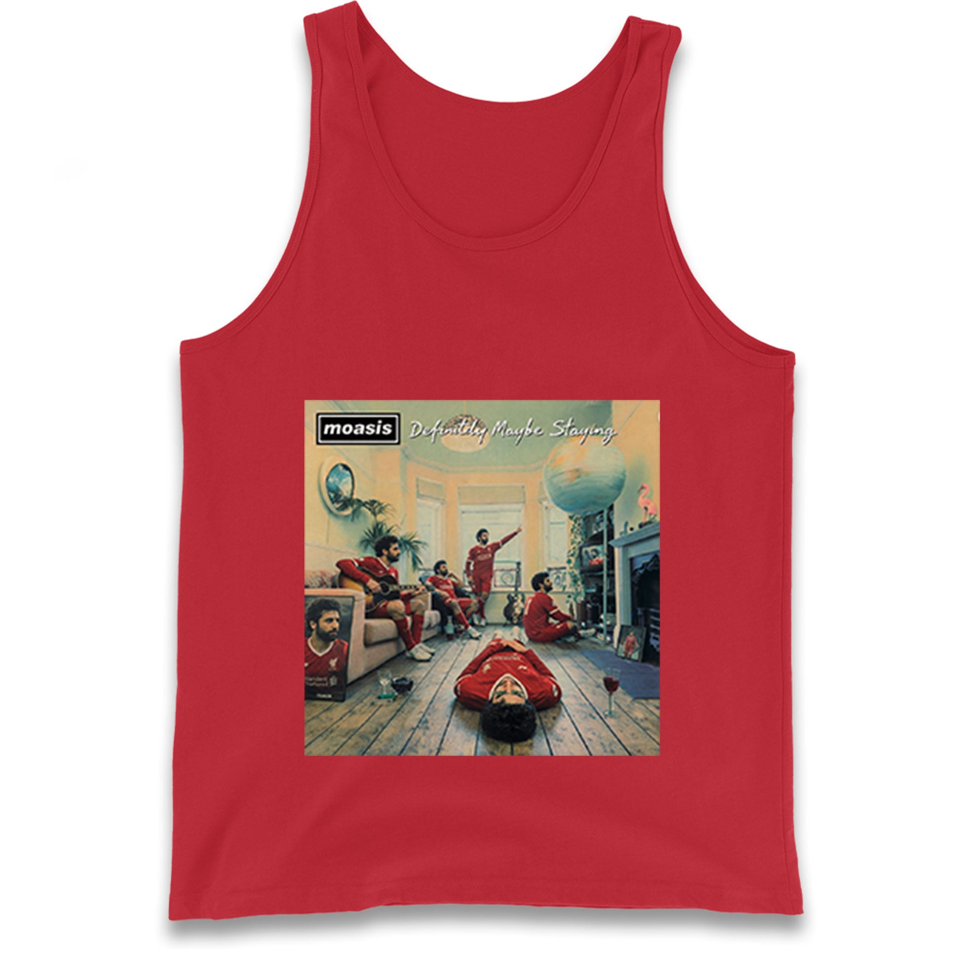 Mo Salah Oasis Liverpool Football Tank Top