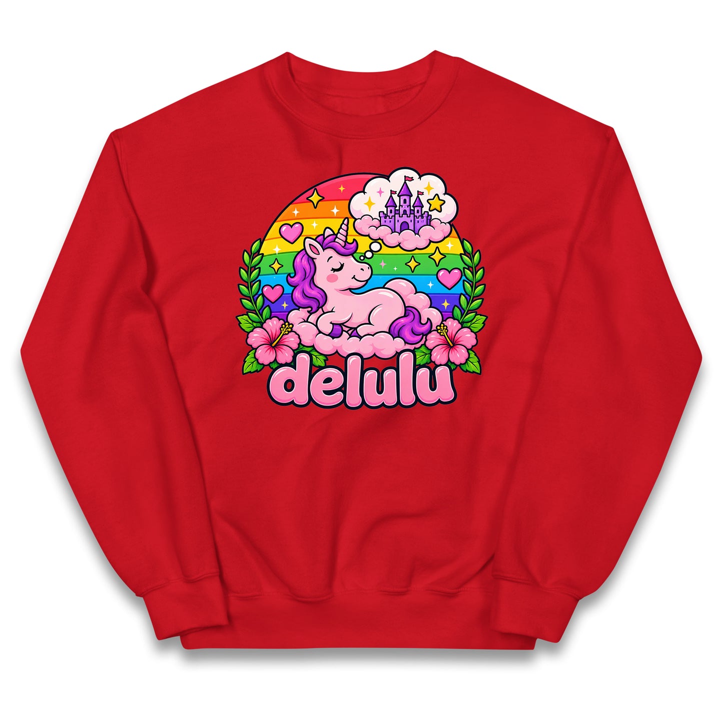 Delulu Unicorn Kids Jumper