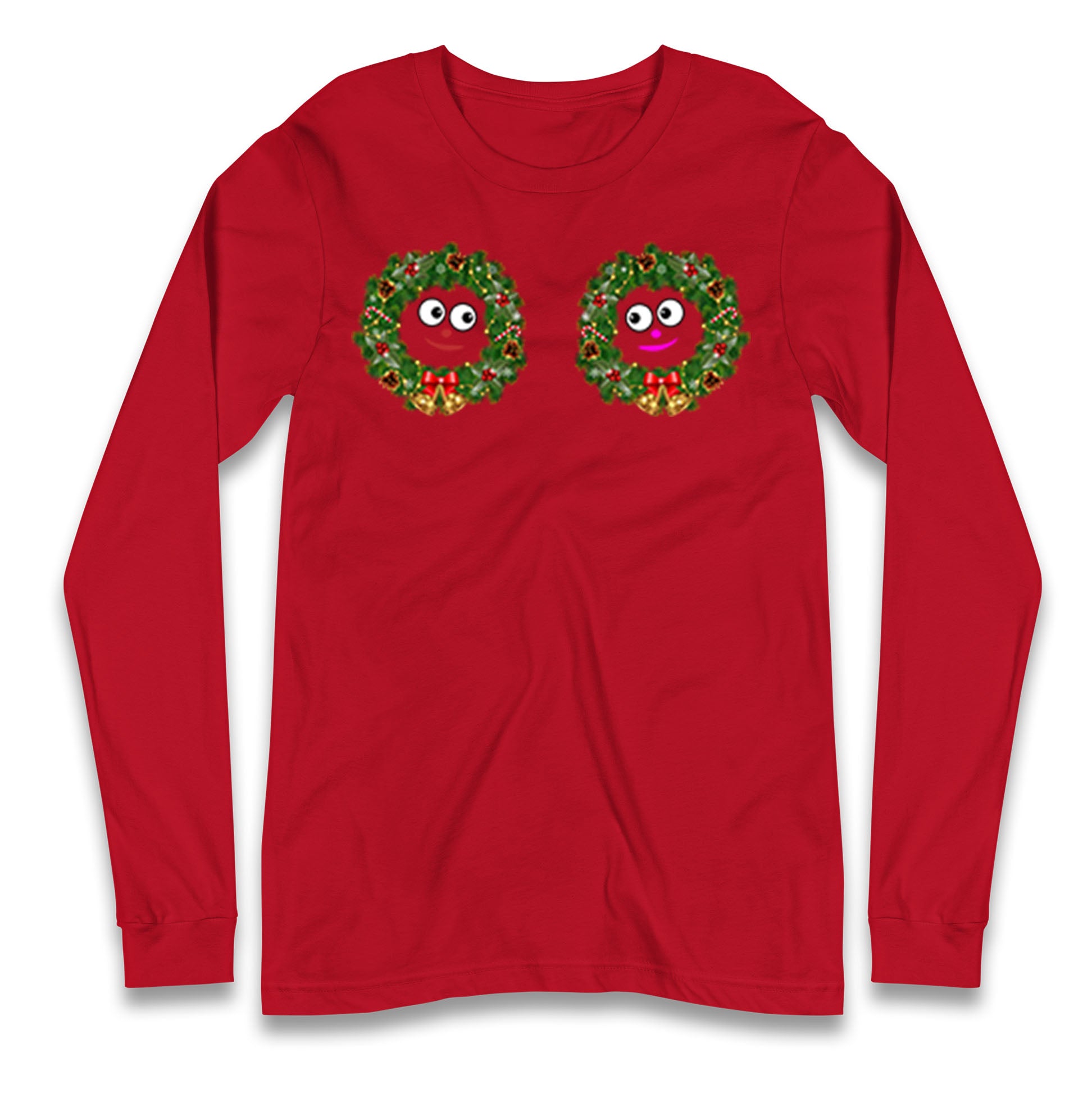 Christmas Decoration Rings Smiley Funny T Shirt
