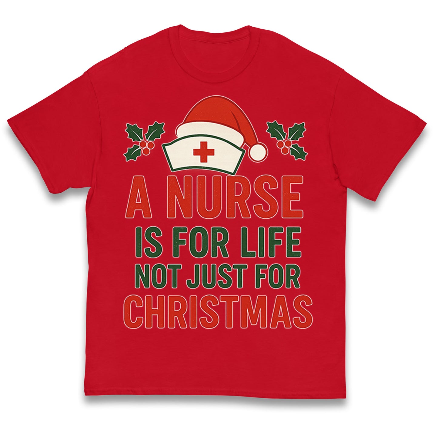 Nursing Christmas Kids T Shirt