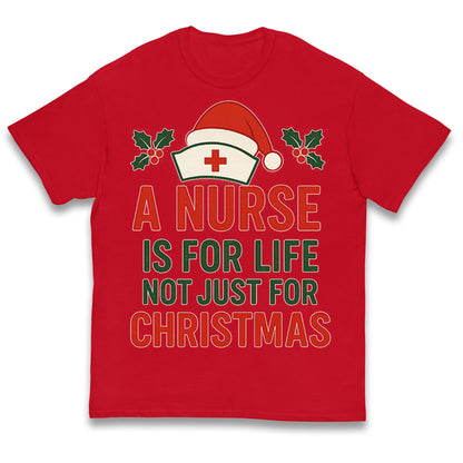 Nursing Christmas Kids T Shirt