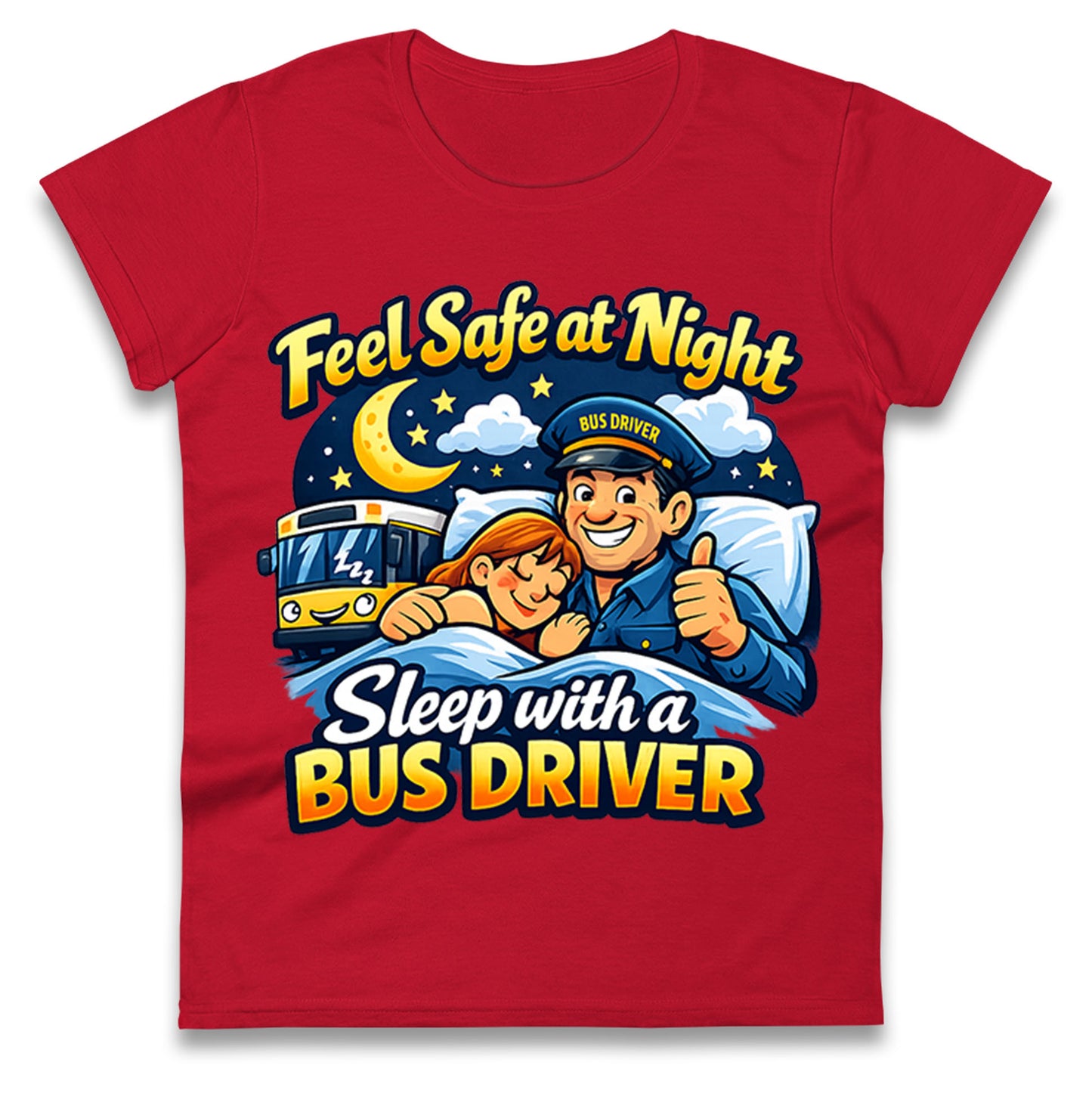 Bus Driver Job Title Ladies T Shirt