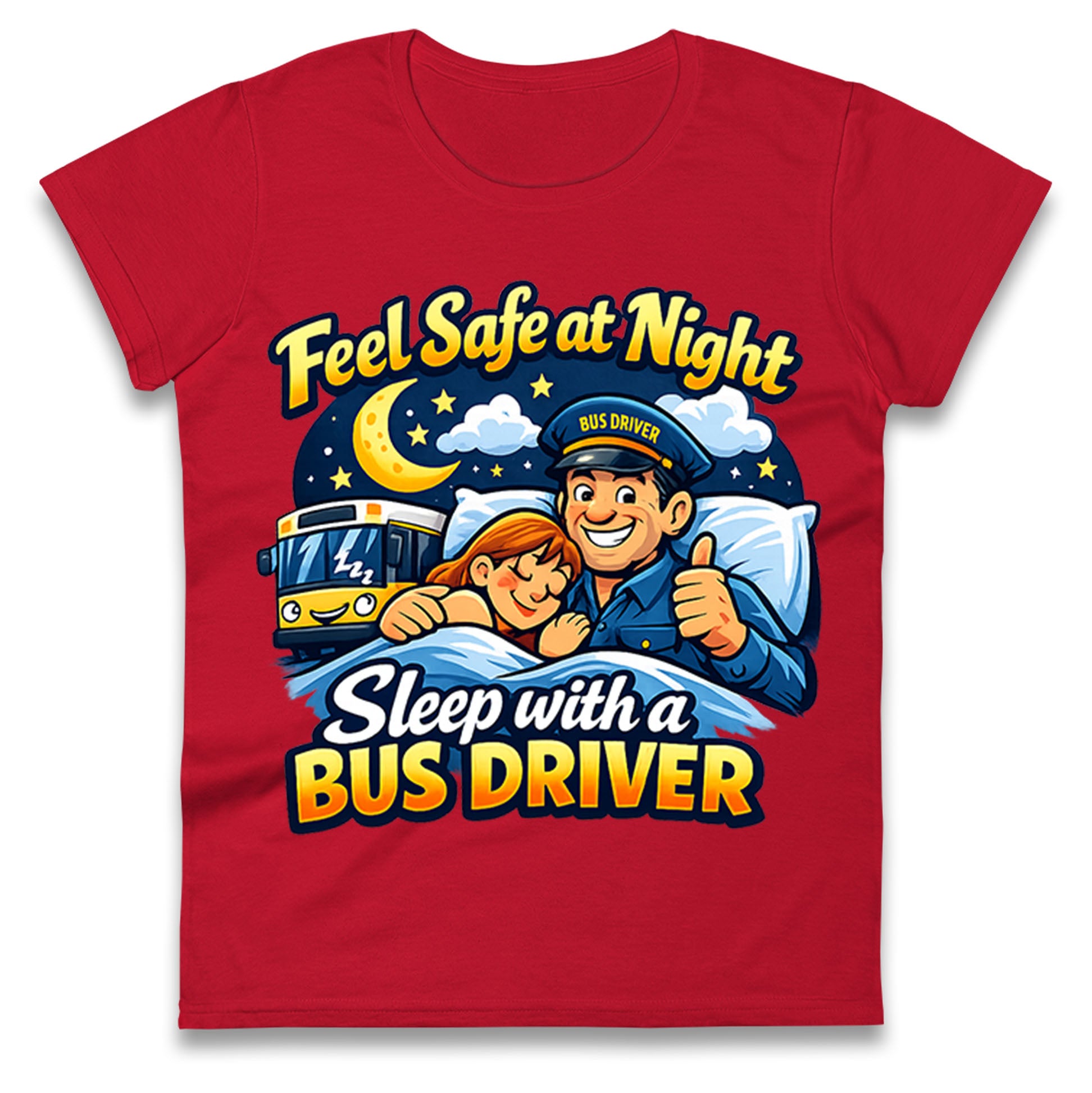 Bus Driver Job Title Ladies T Shirt
