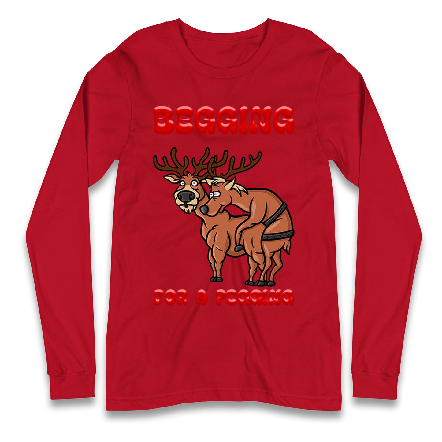 Deer Christmas Longsleeve T Shirt
