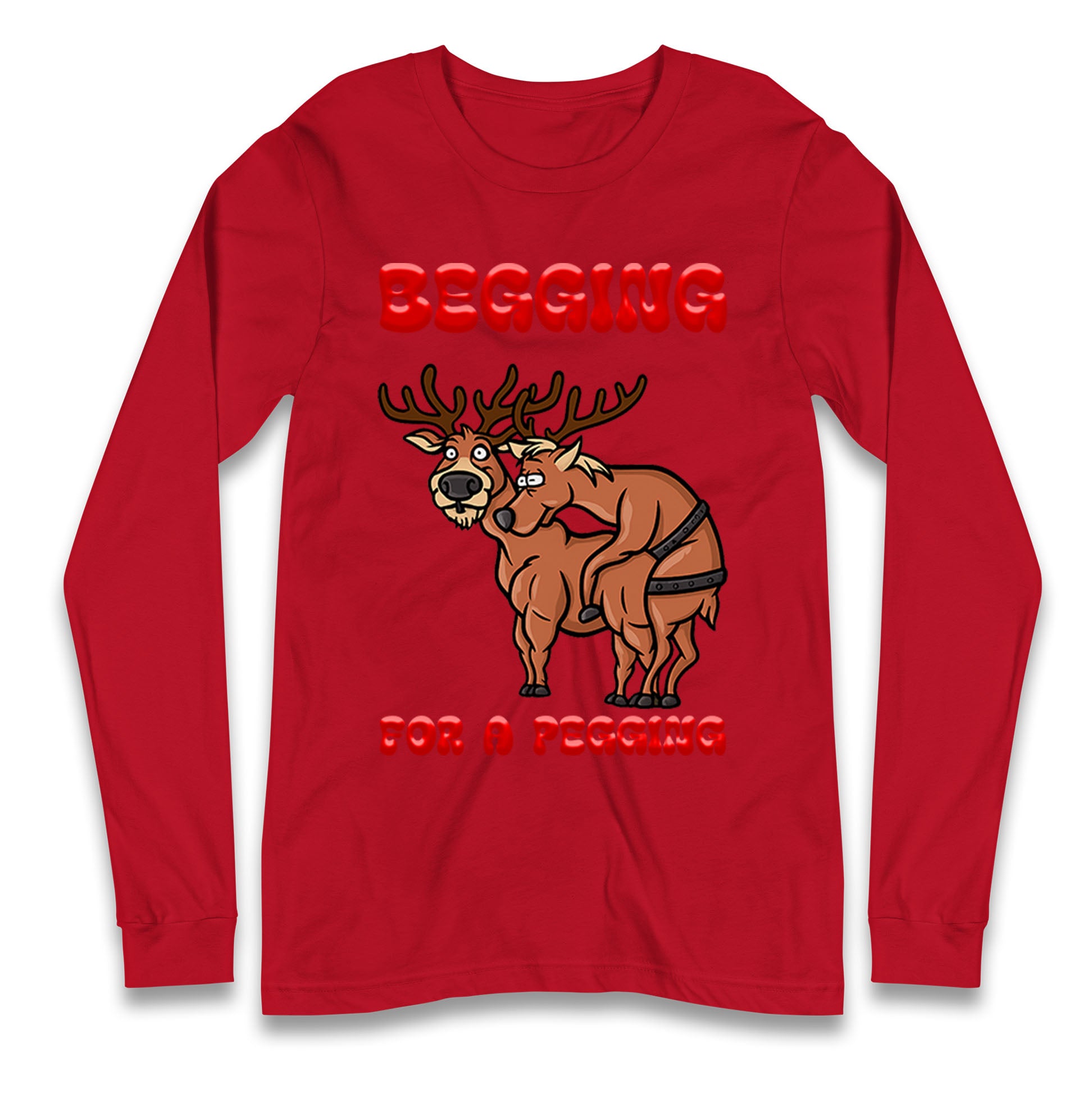 Deer Christmas Longsleeve T Shirt