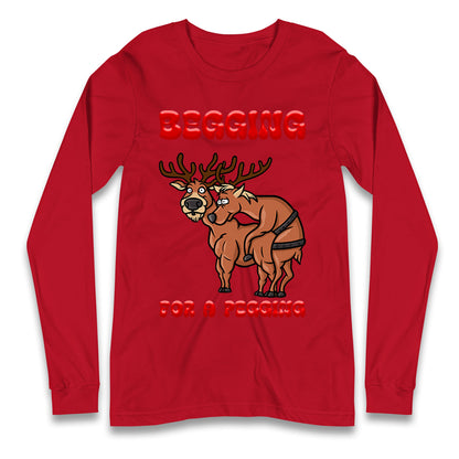 Deer Christmas Longsleeve T Shirt