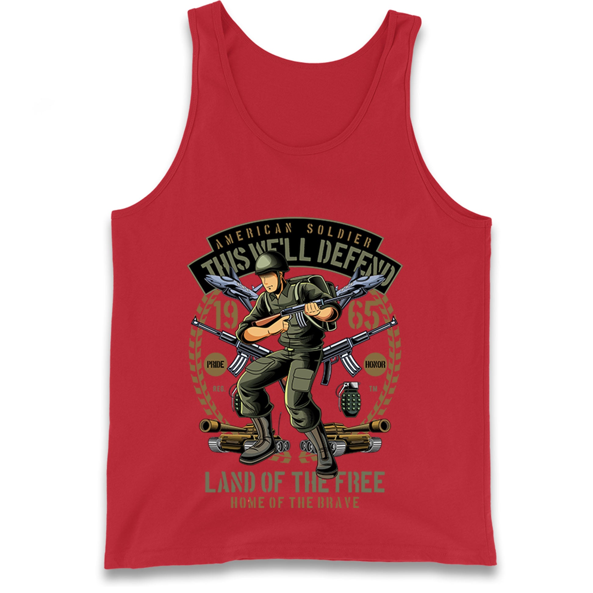 American Soldier Tank Top