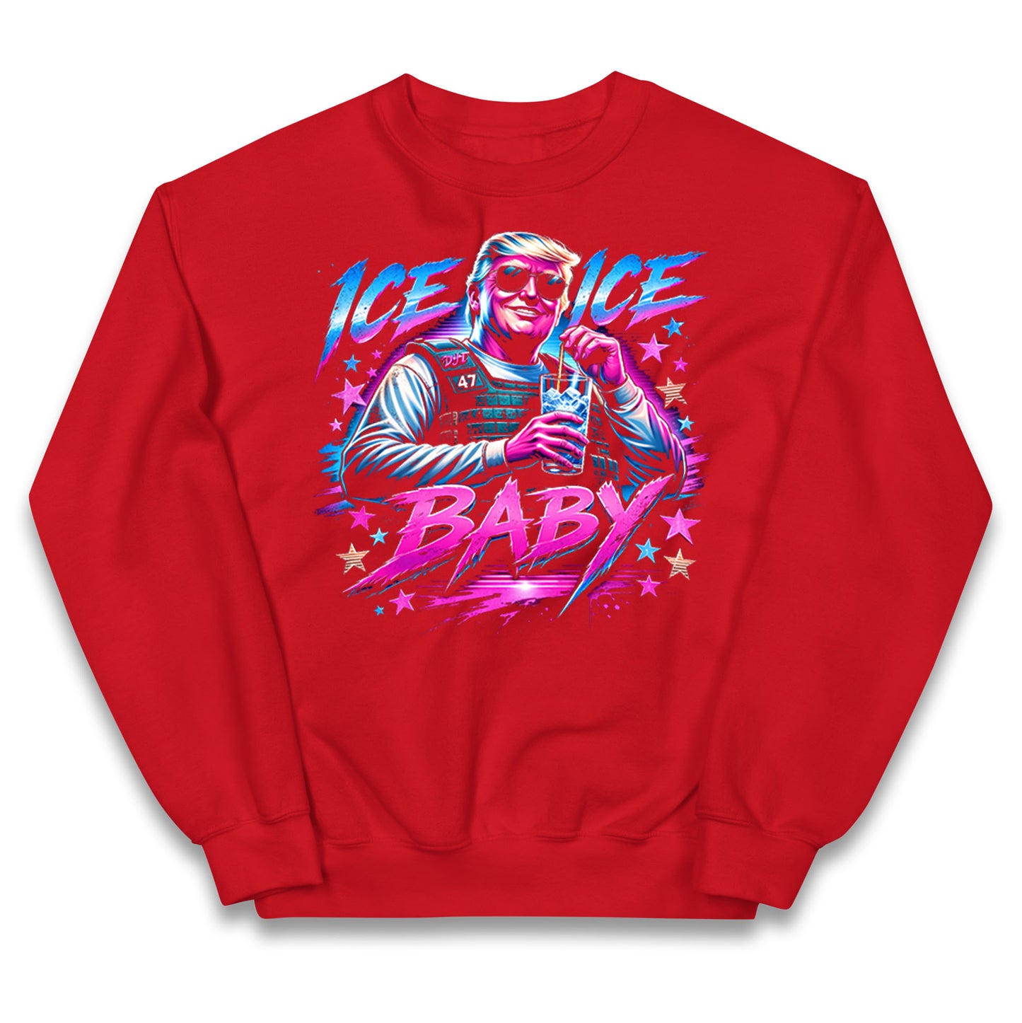 Donald Trump Ice Ice Baby Kids Jumper