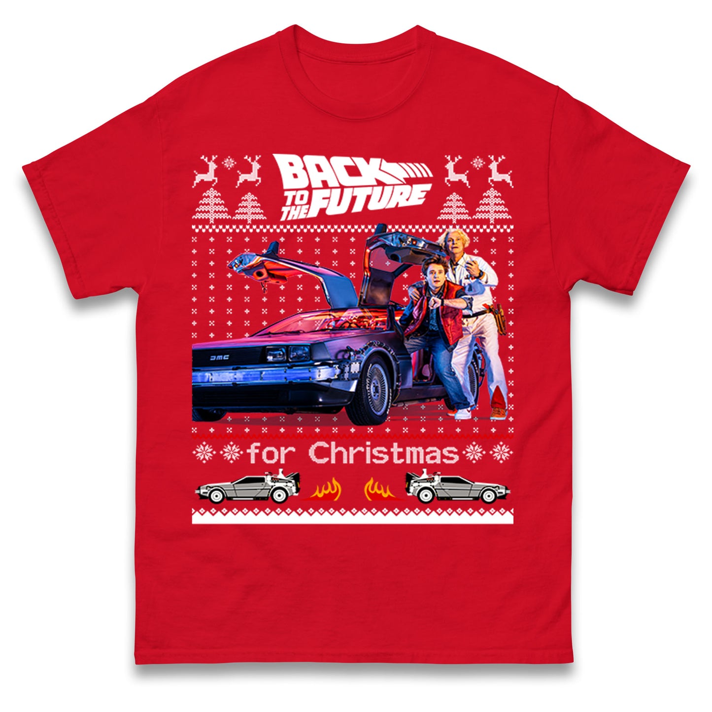 Back To The Future Christmas T Shirt