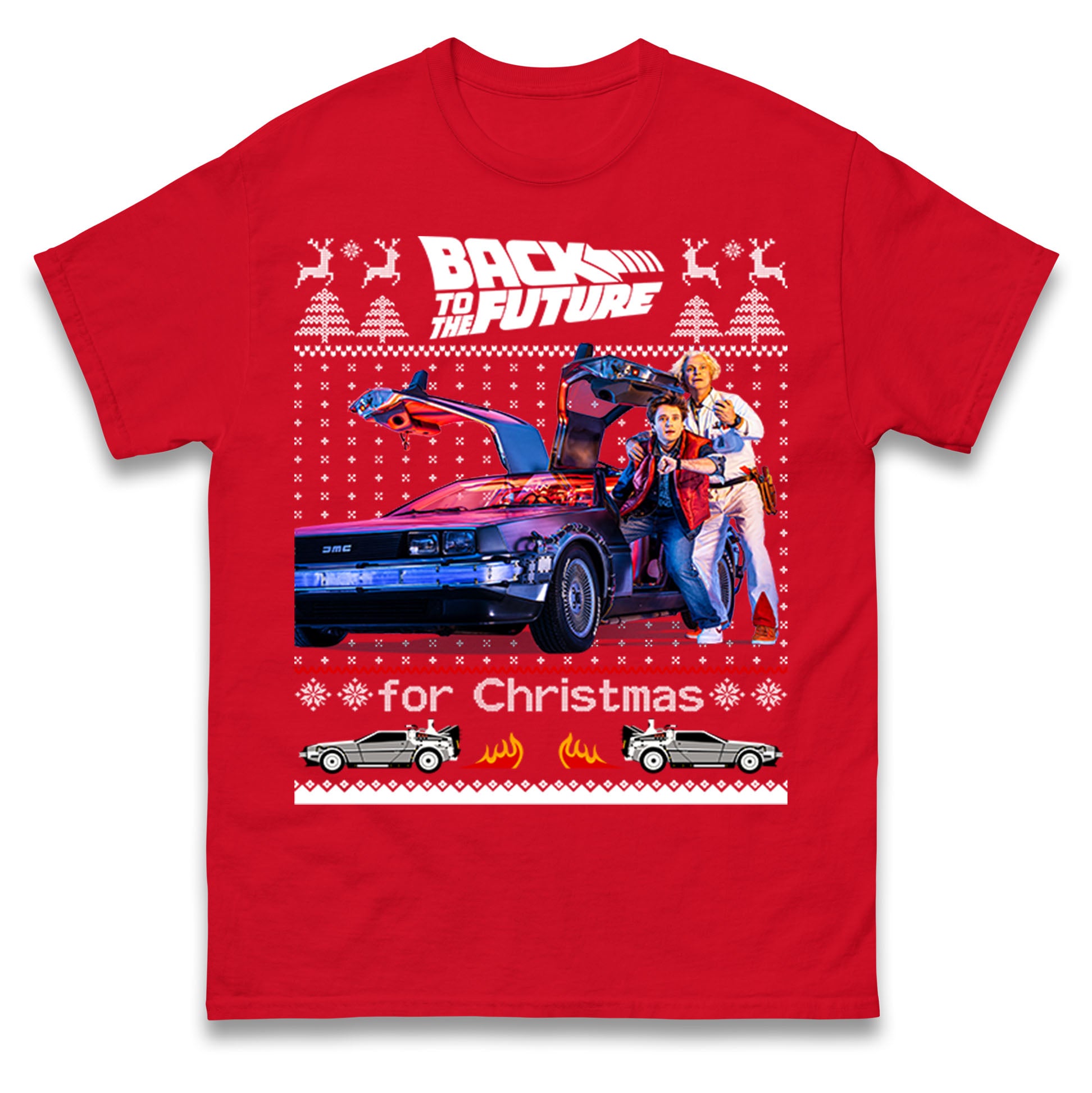 Back To The Future Christmas T Shirt