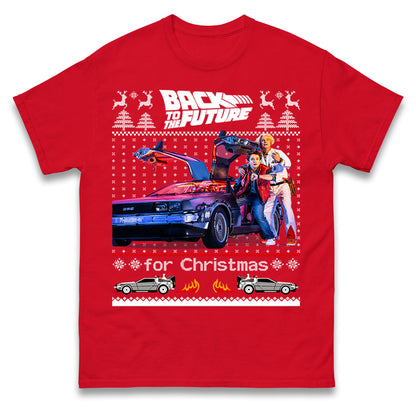 Back To The Future Christmas T Shirt