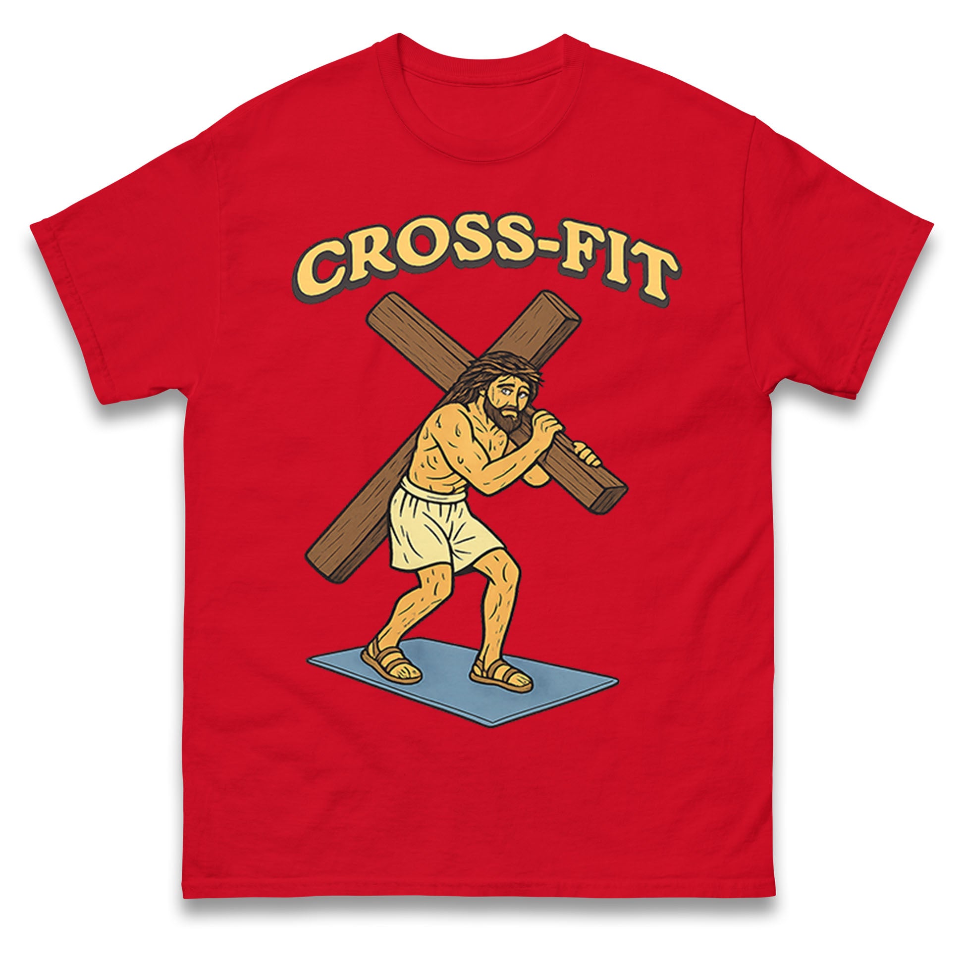 Jesus Cross Fit T Shirt