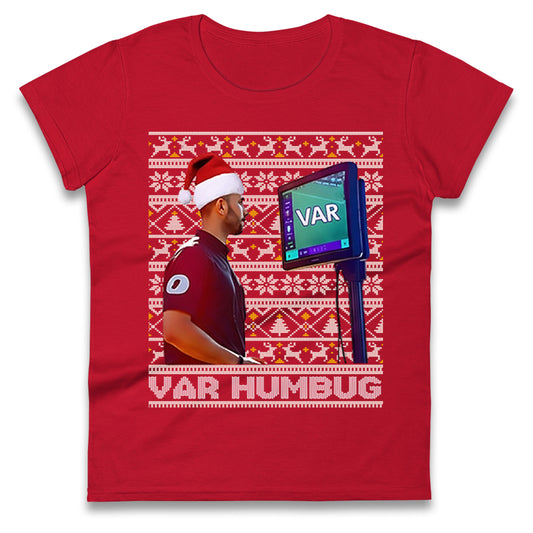 VAR Christmas Ladies T Shirt