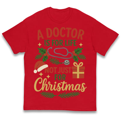 Doctor Christmas Kids T Shirt