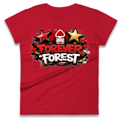 Forever Forest Football Ladies T Shirt