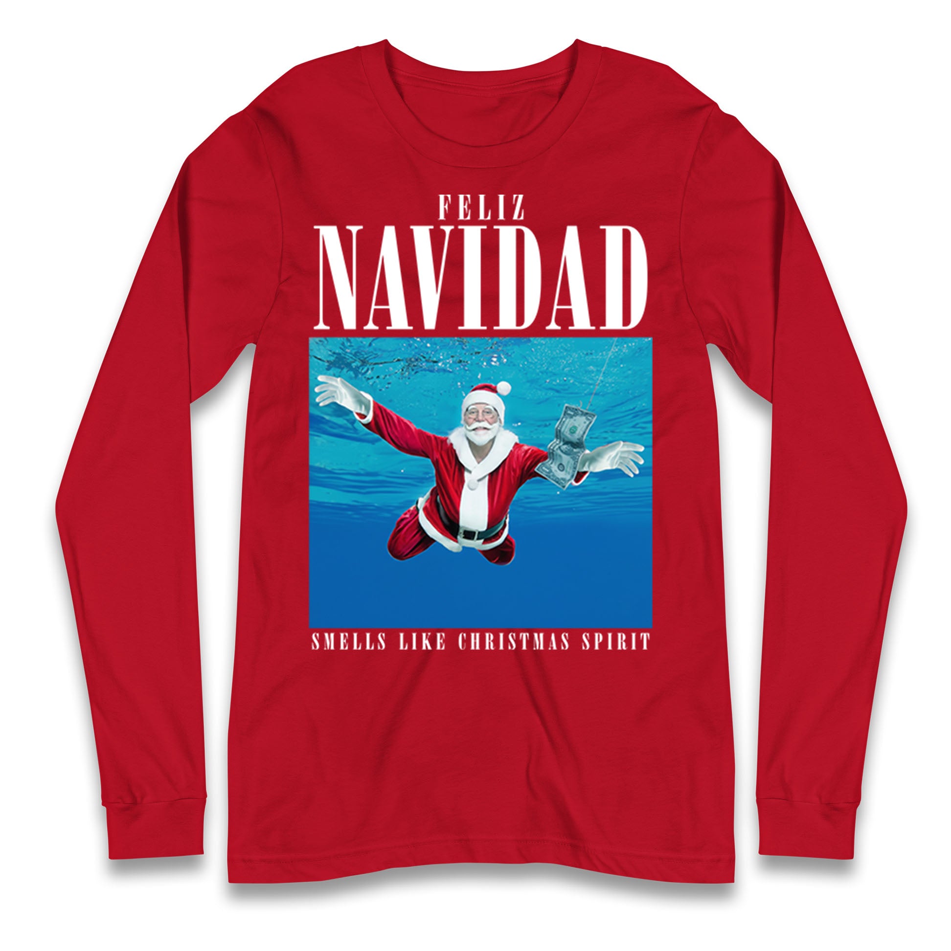 Nirvana Christmas Longsleeve T Shirt