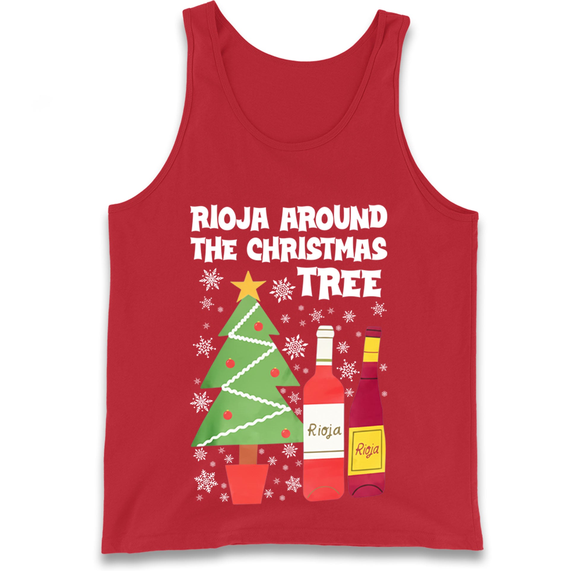 Rioja Wine Christmas Tank Top