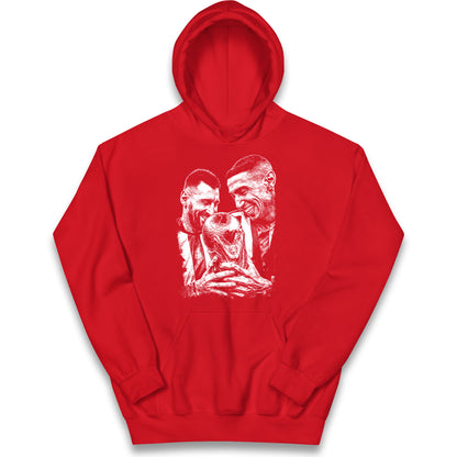 Lionel Messi Angel Di Maria Kids Hoodie