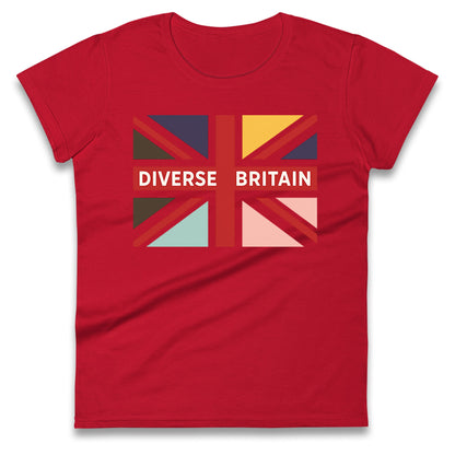 Diverse Britain Ladies T Shirt