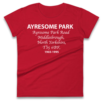 Middlesbrough Ayresome Park Ladies T Shirt