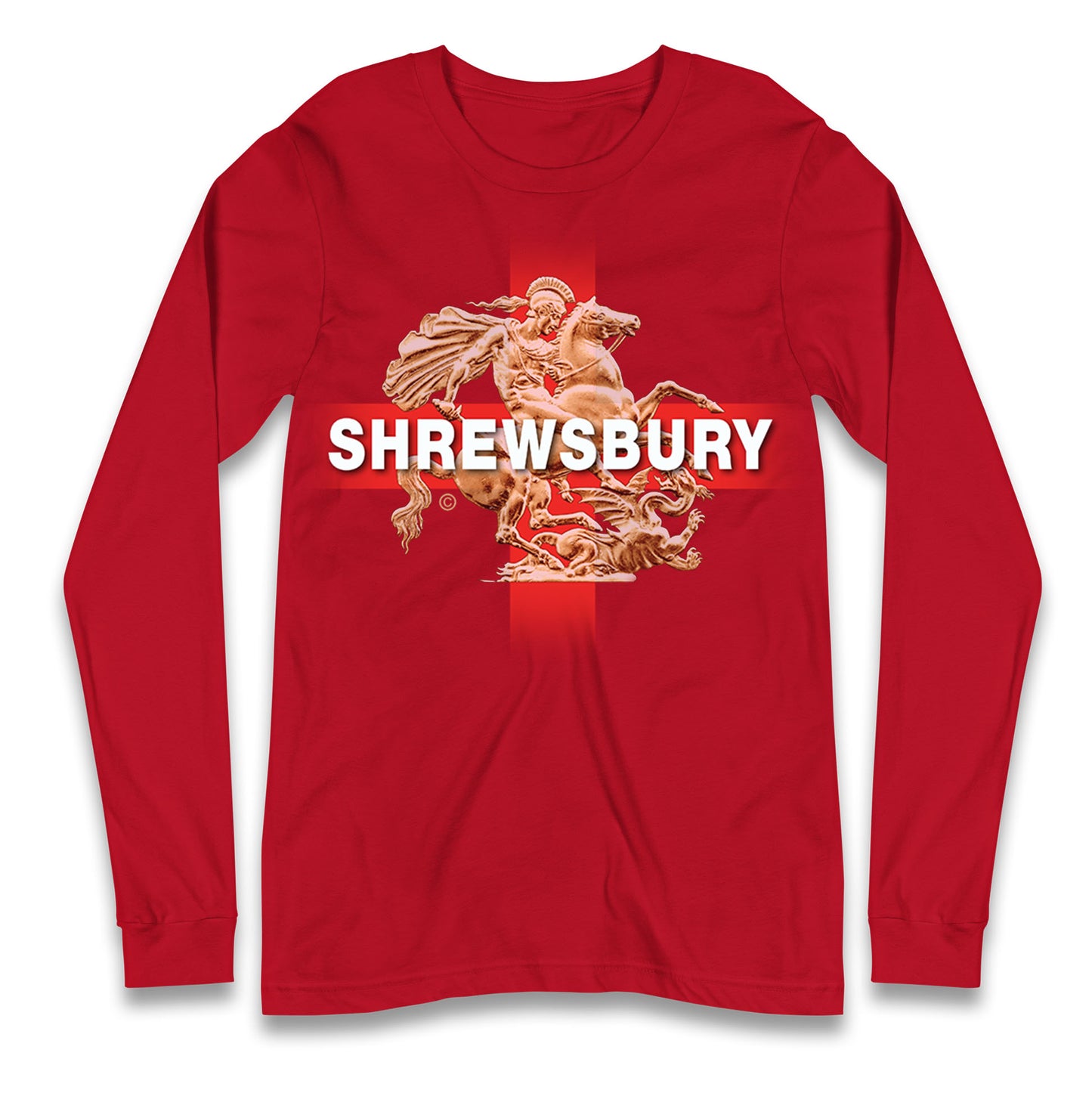 Shrewsbury St George & The Dragon Long Sleeve T Shirt