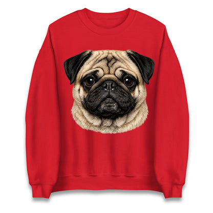 Pug Dog Face Jumper 