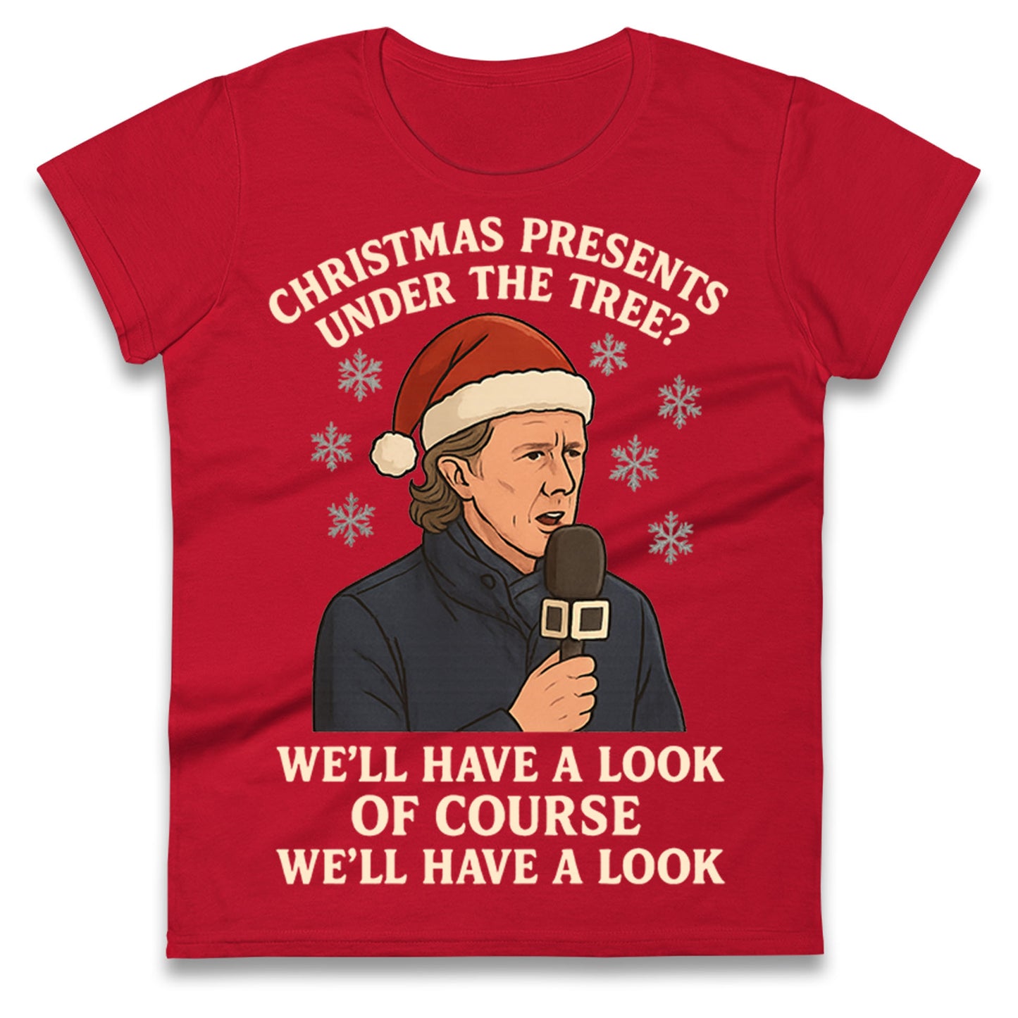 Steve McManaman Christmas Ladies T Shirt