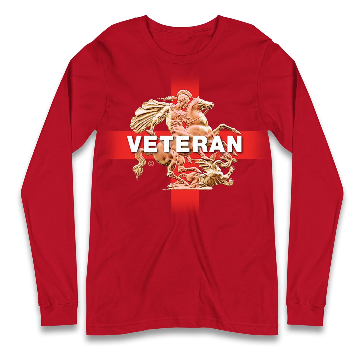 Veteran St George & The Dragon Long Sleeve T Shirt