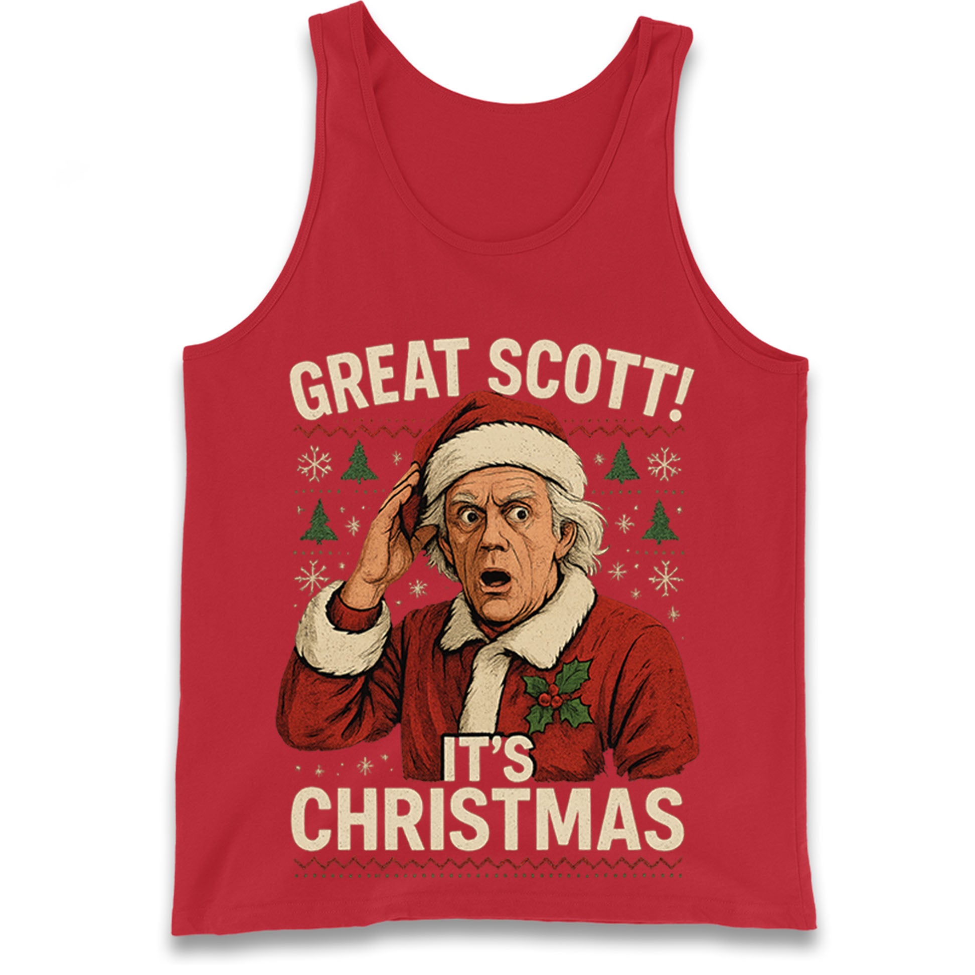 Back to the Future Doc Brown Tank Top