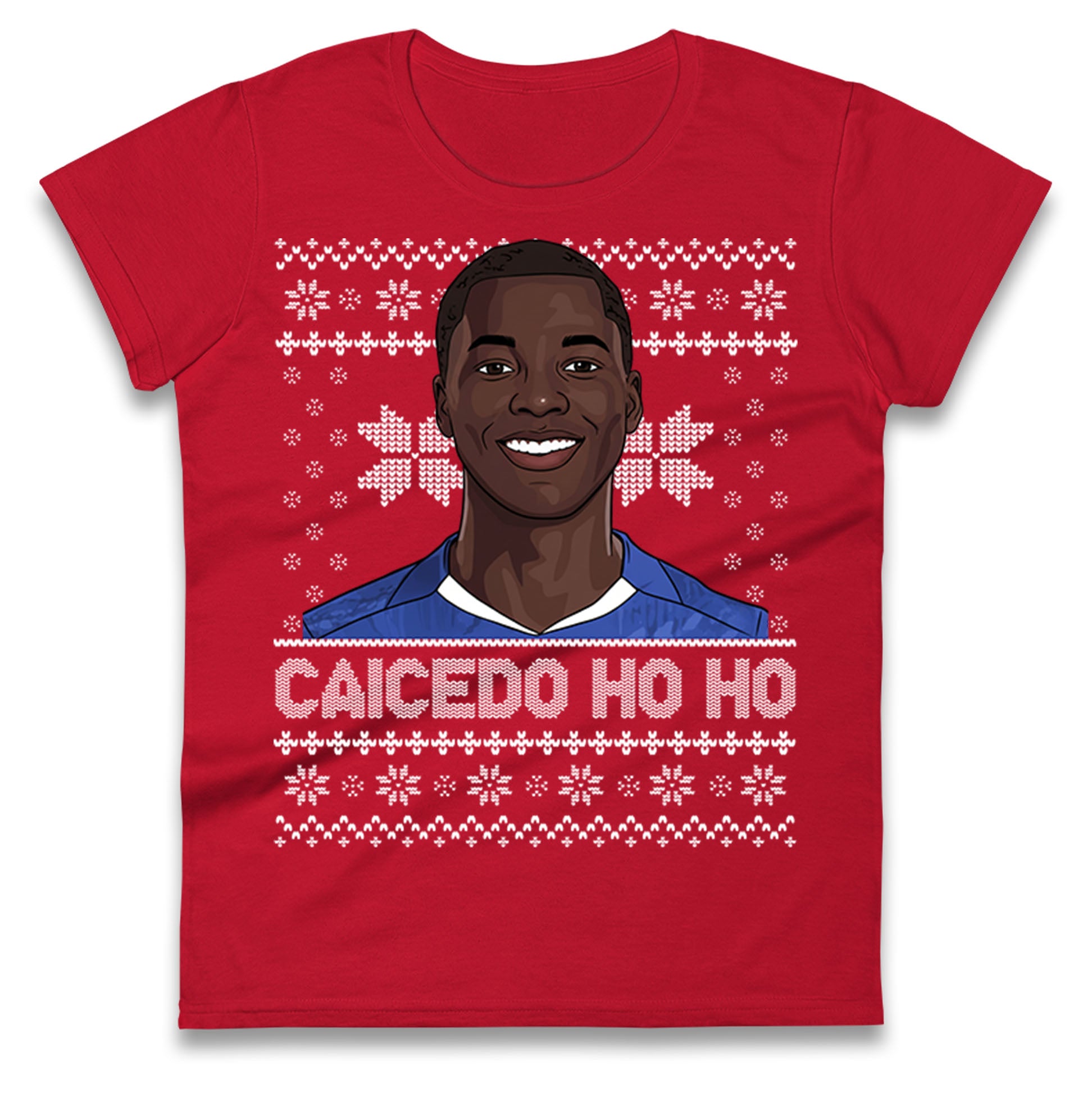 Moises Caicedo Christmas Ladies T Shirt