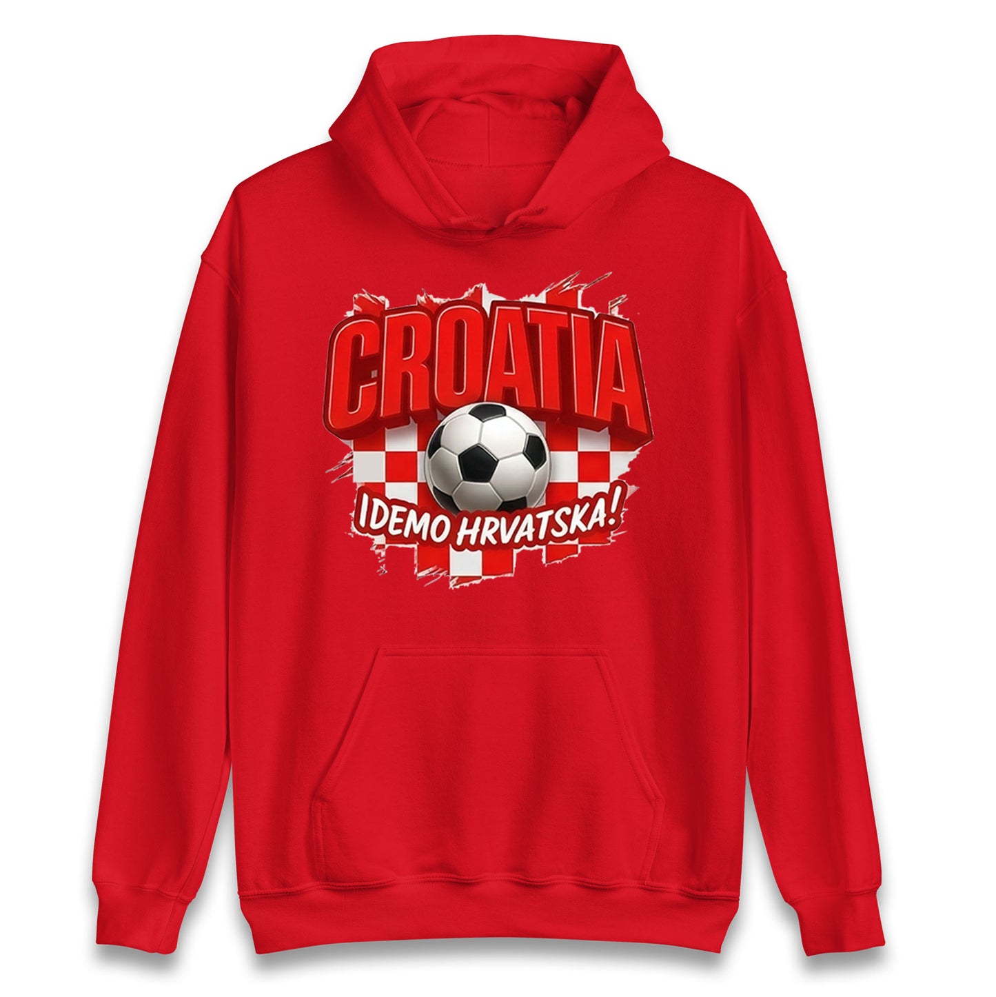 Croatia Retro World Cup Hoodie