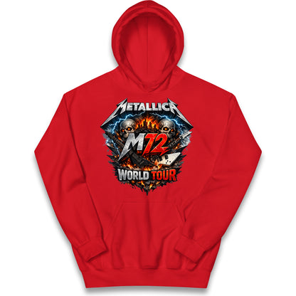 Metallica M72 World Tour Kids Hoodie