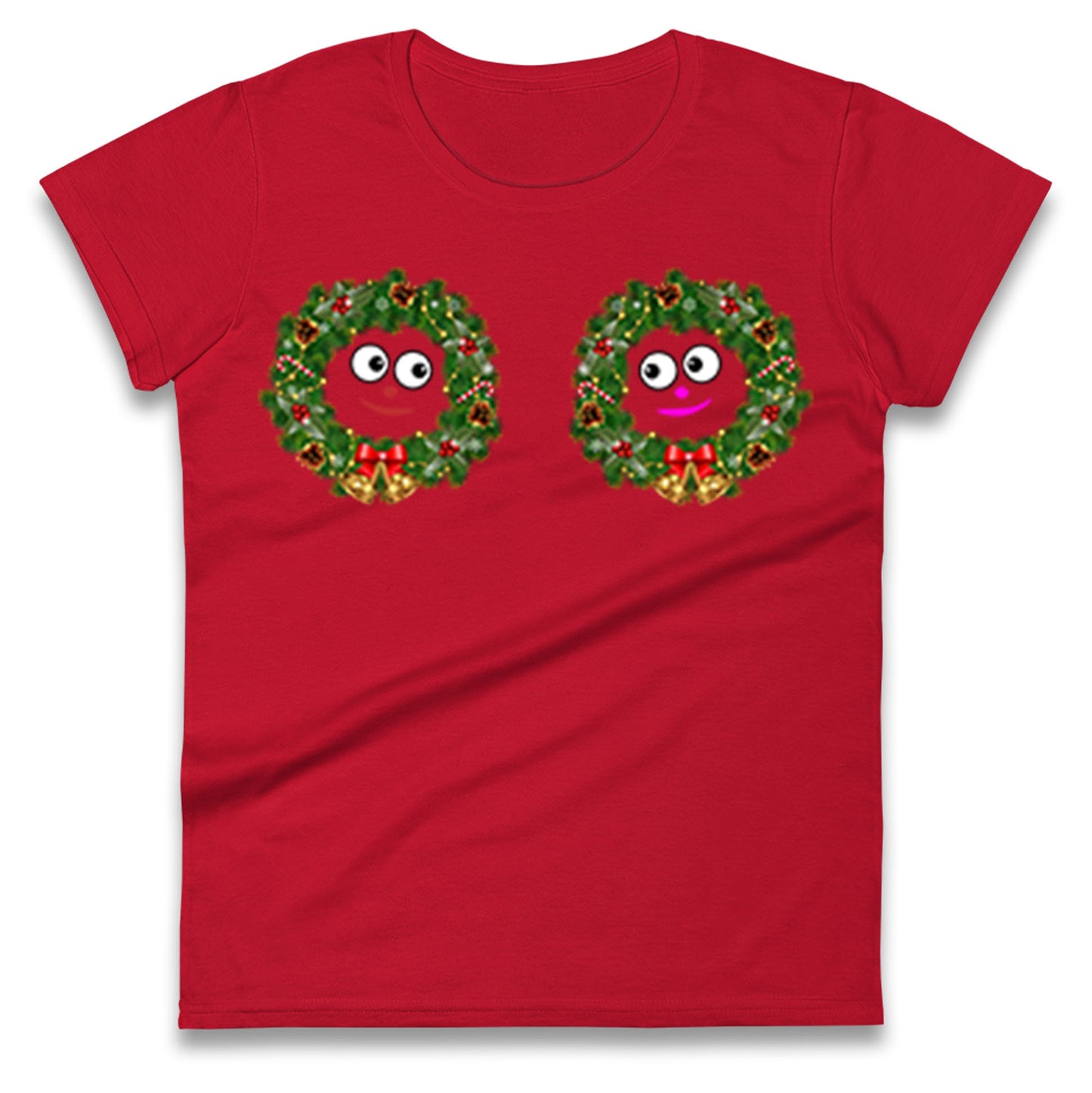 Christmas Decoration Rings Smiley Funny T Shirt