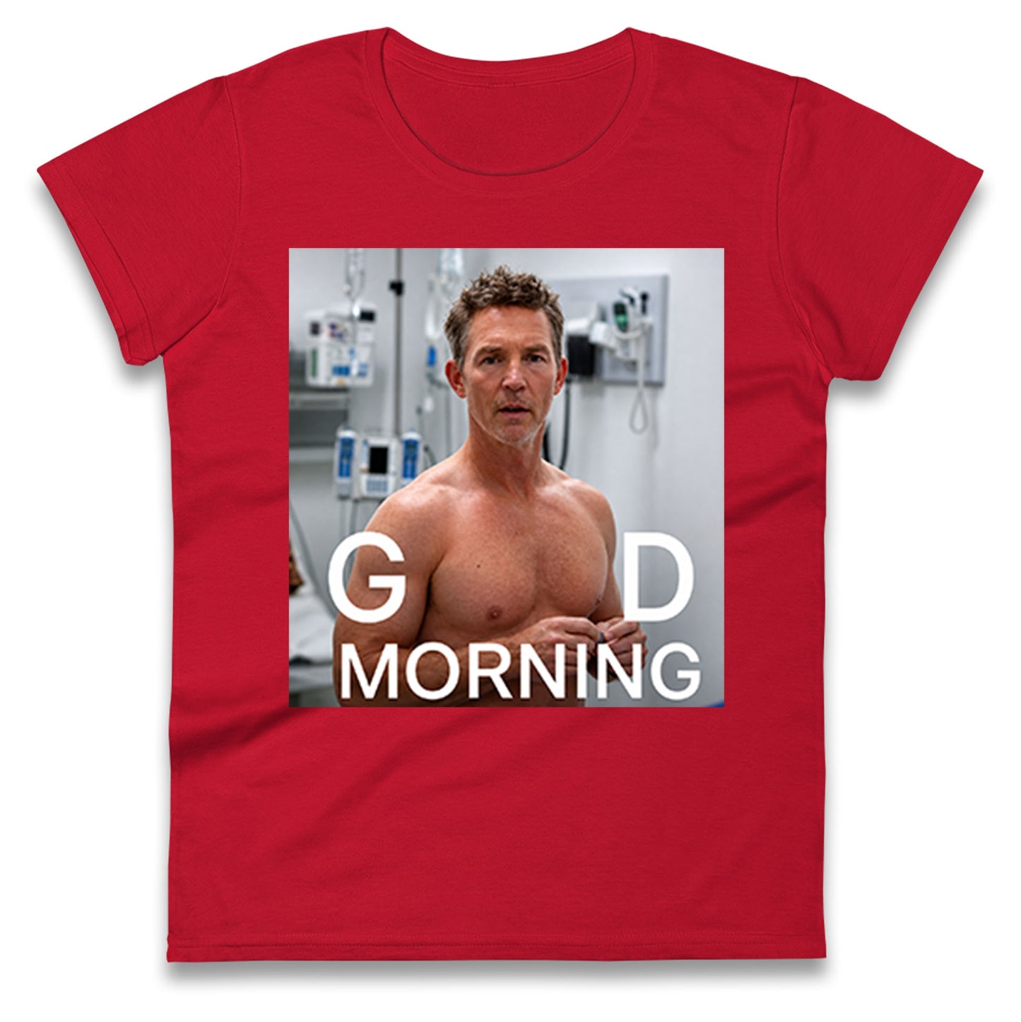 Dr Jack Abbot Shirtless Good Morning Ladies T Shirt