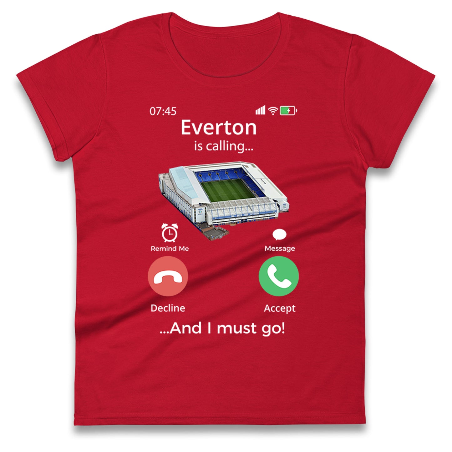everton women’s t shirt